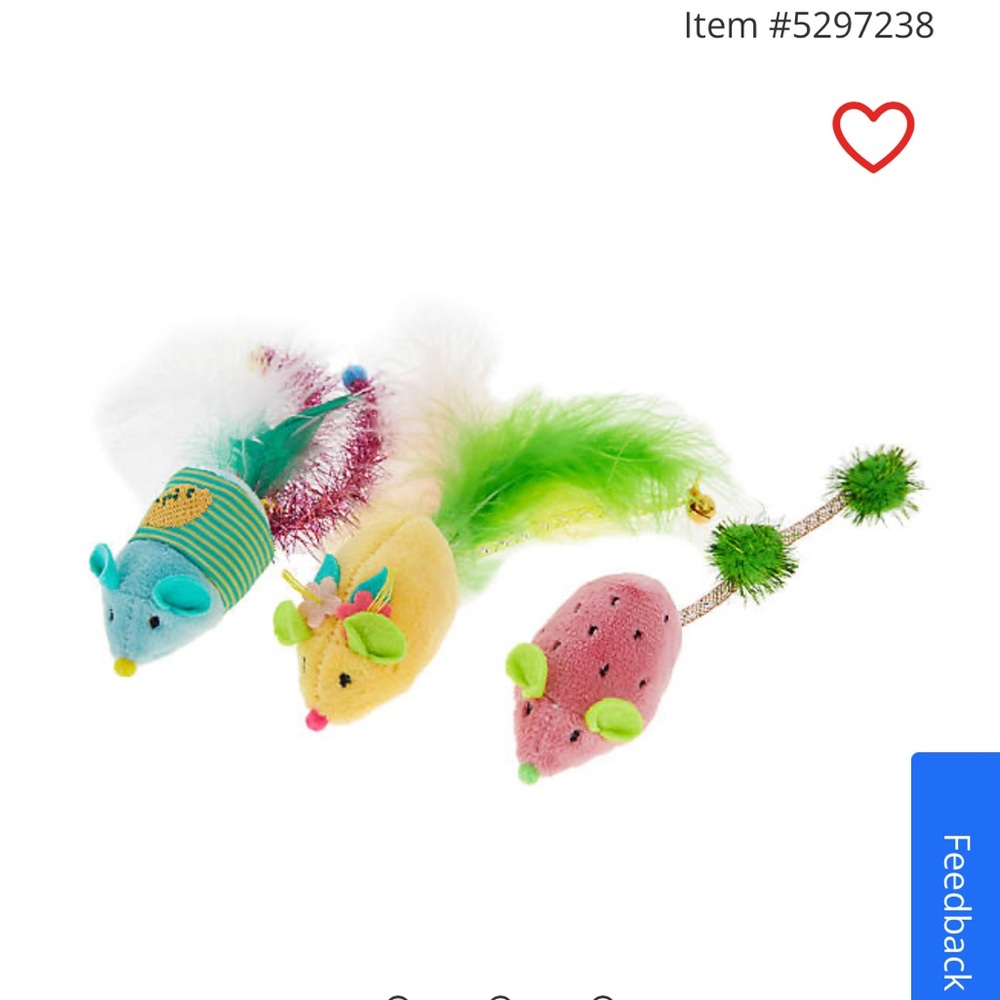 ISO whisker city fruit mice cat toys - Picture 2 of 2